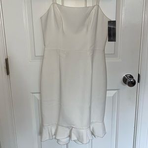 Never worn white beautiful dress!